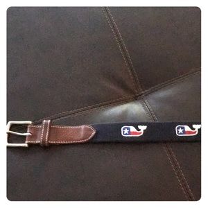 Vineyard Vines Texas Whale Belt Men’s Sz 30